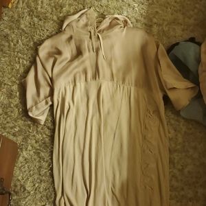 Ivy park pale pink long hoodie